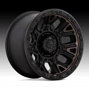 Fuel Traction D824 Machined Black DDT Custom Truck Wheels